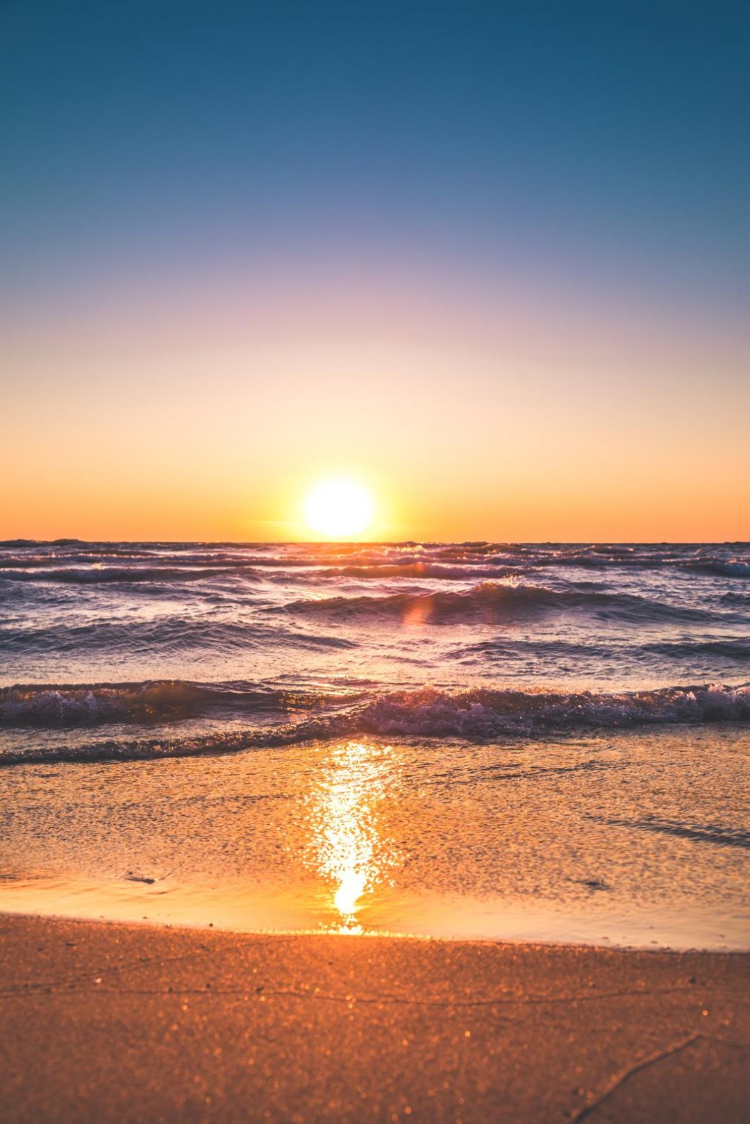 海景沙滩夕阳黄昏落日热带风景8