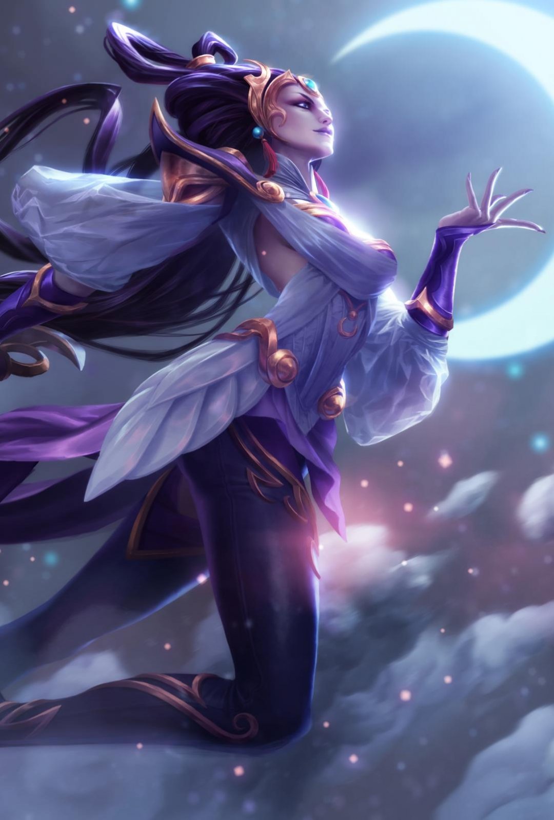 lol英雄联盟皎月女神戴安娜广寒仙子皮肤11,高清图片,手机壁纸