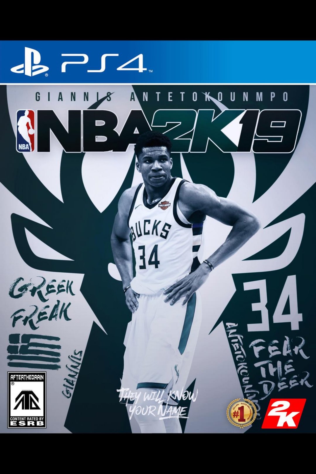 nba雄鹿字母哥扬尼斯阿德托昆博ps4