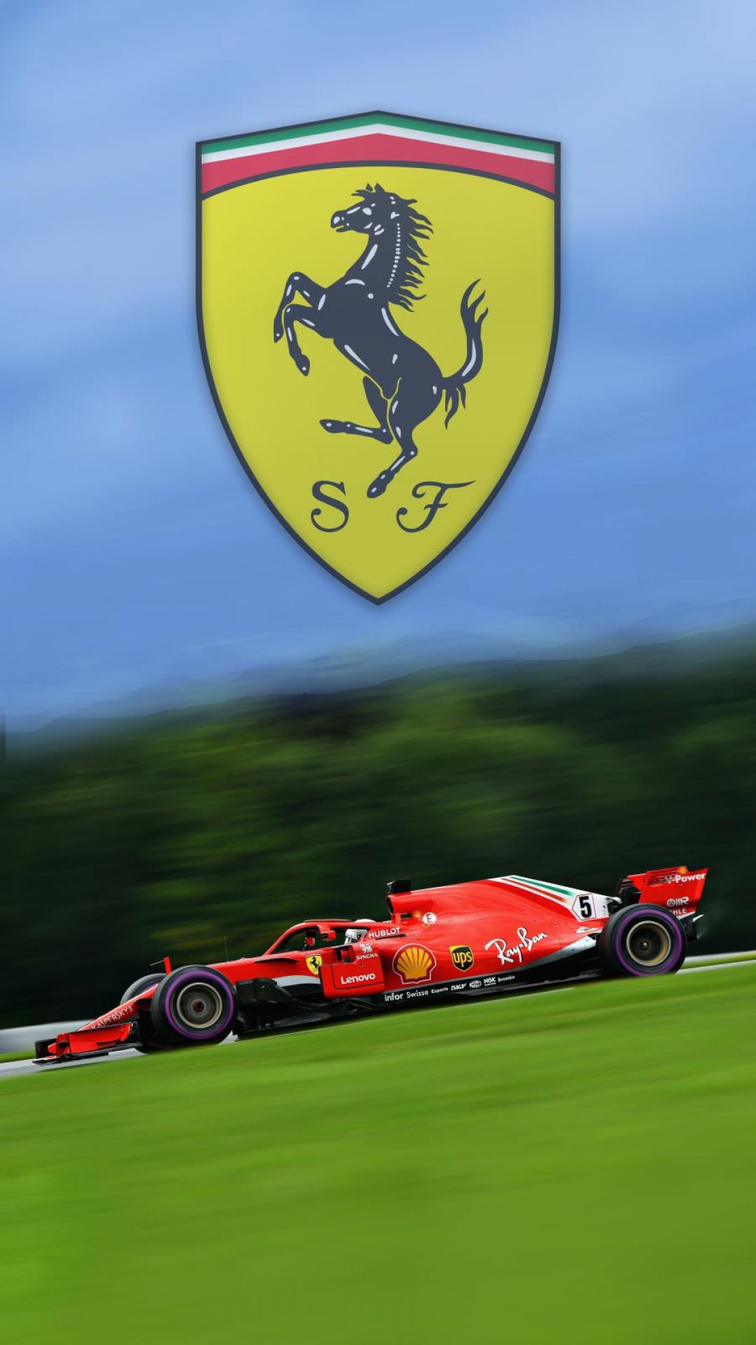 f1方程式赛车法拉利车队赛车7,高清图片,手机壁纸