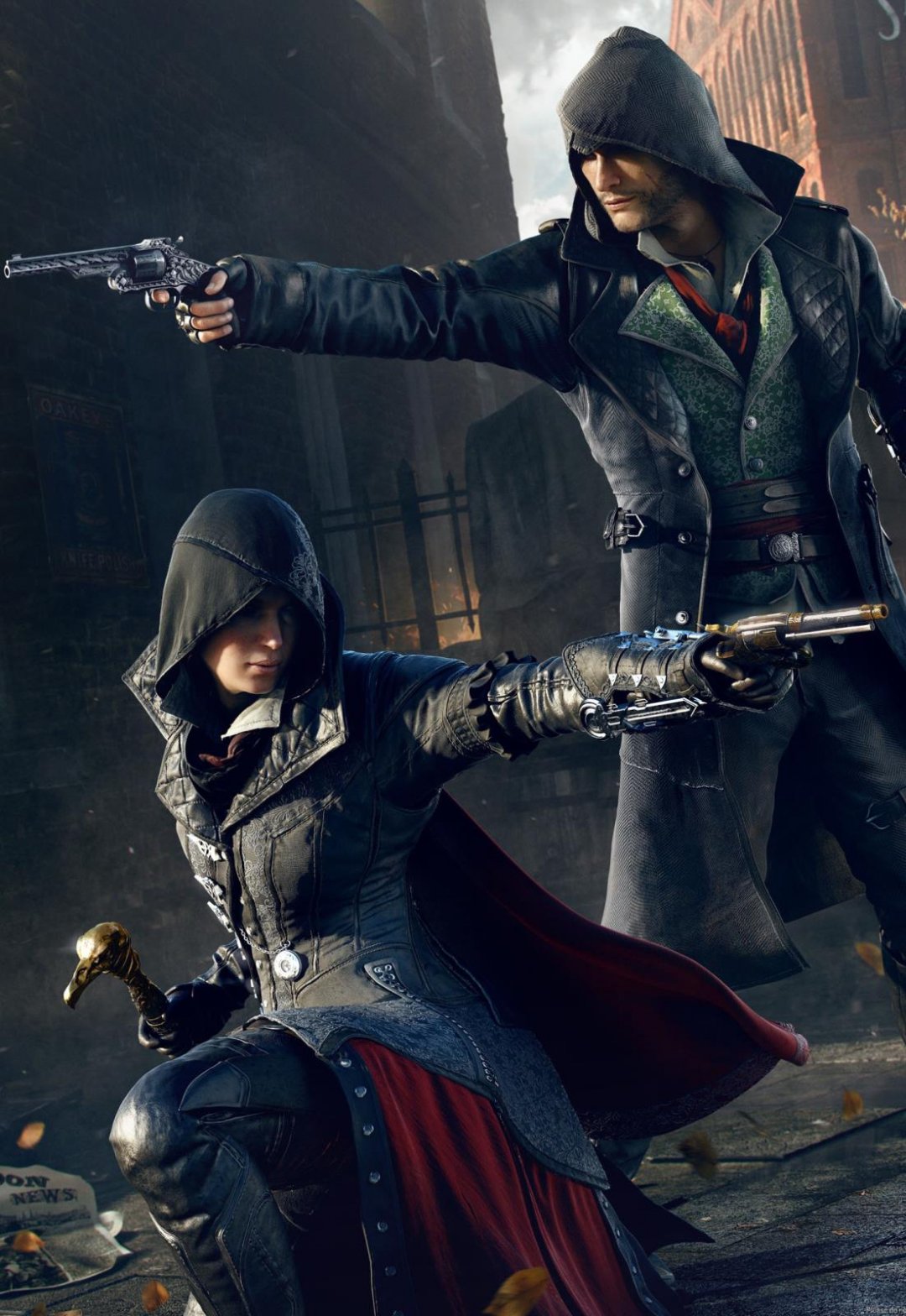 刺客信条:枭雄男主角枪战s,高清图片,手机壁纸