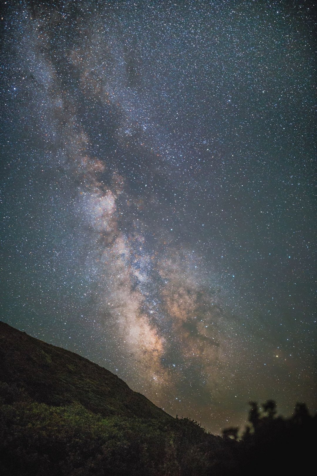 星星 夜 銀河 天空 夜晚的天空 空間 黑暗 藍色