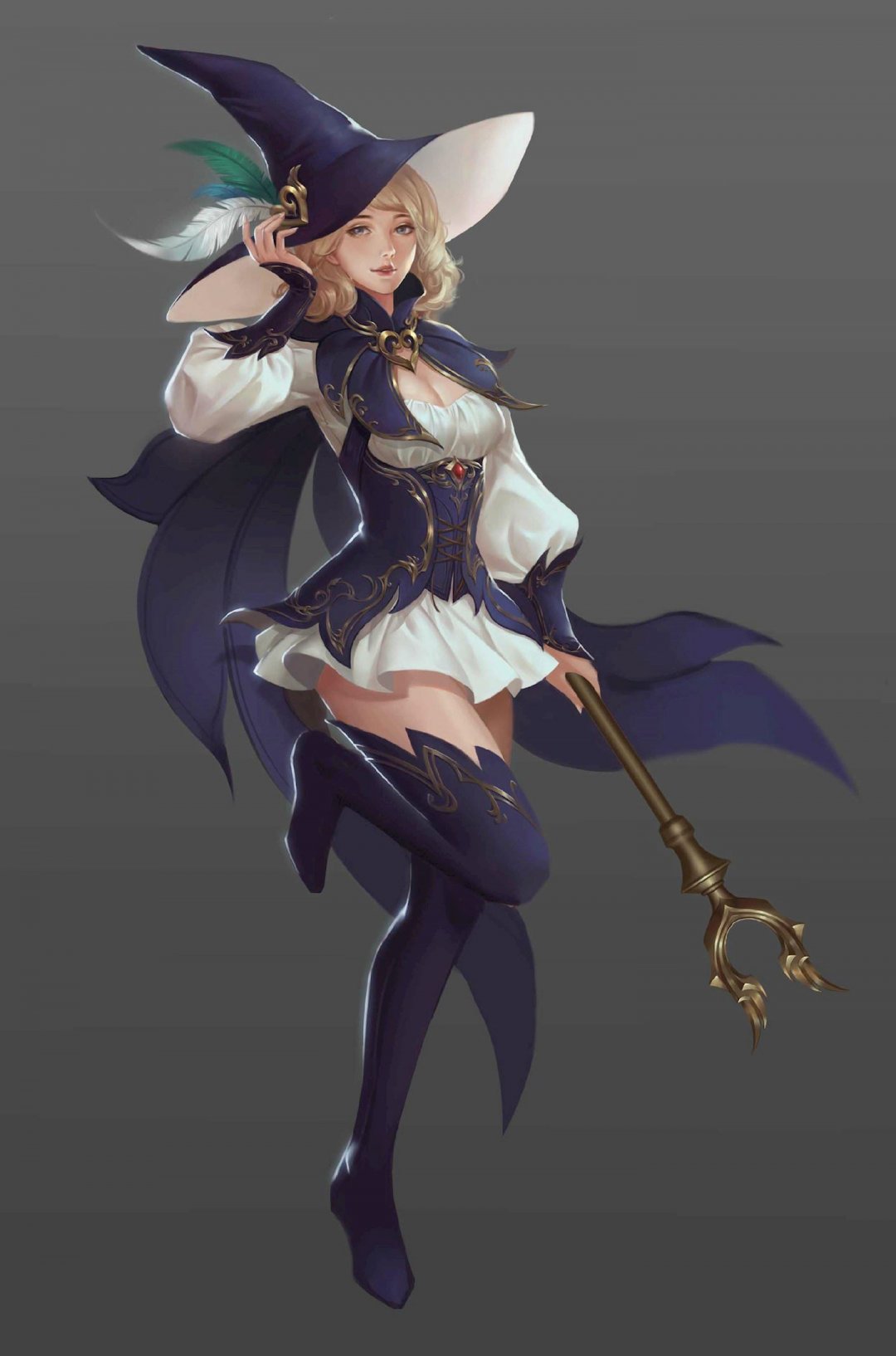 简介:一组精美的女法师 唯美 帽子,法师,唯美,帽子