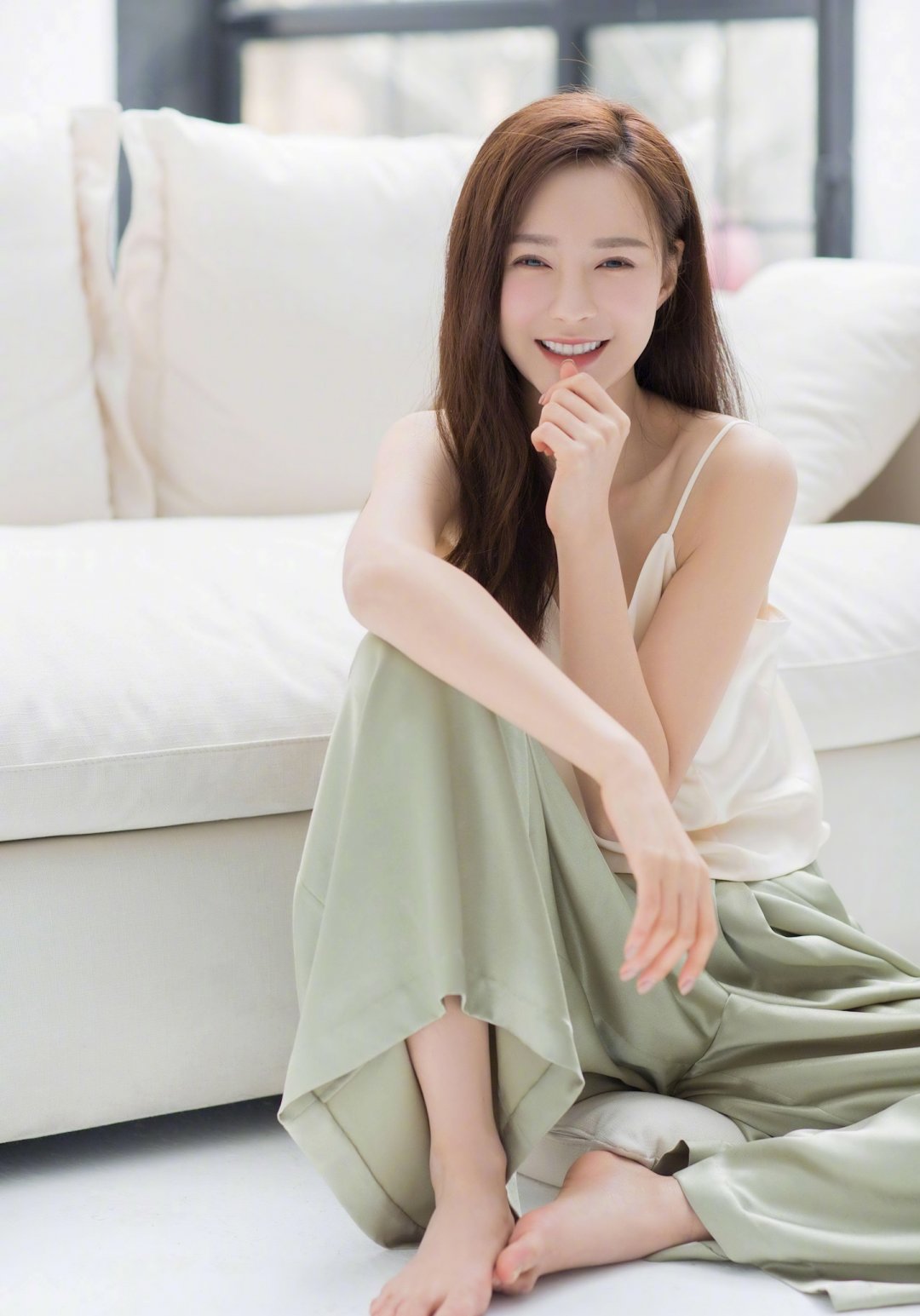 沈梦辰开心笑容