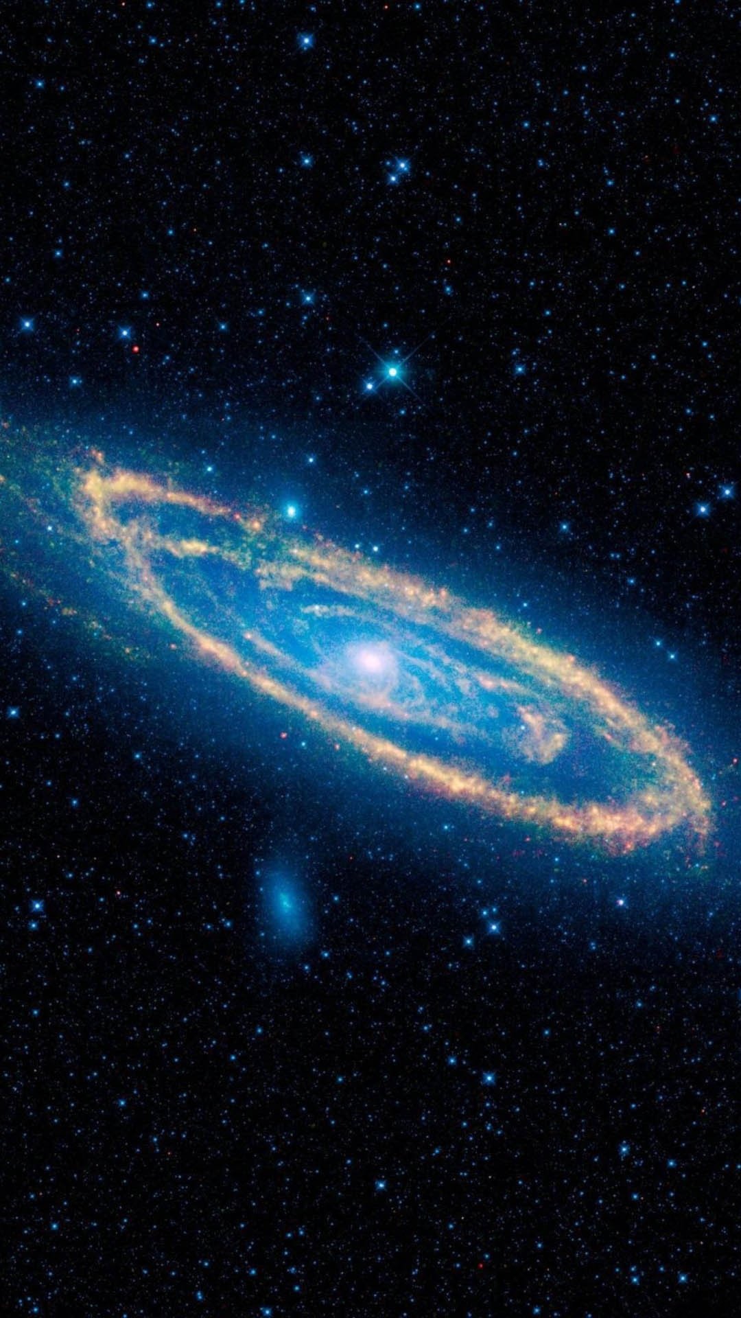 旋转银河 高清图片 手机壁纸