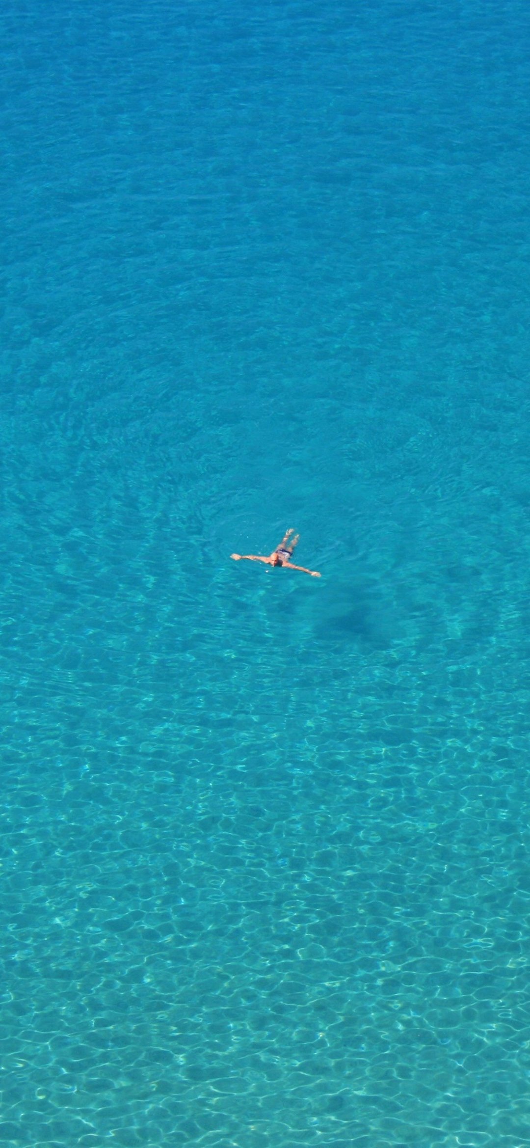 飘浮在死海中的性感美女