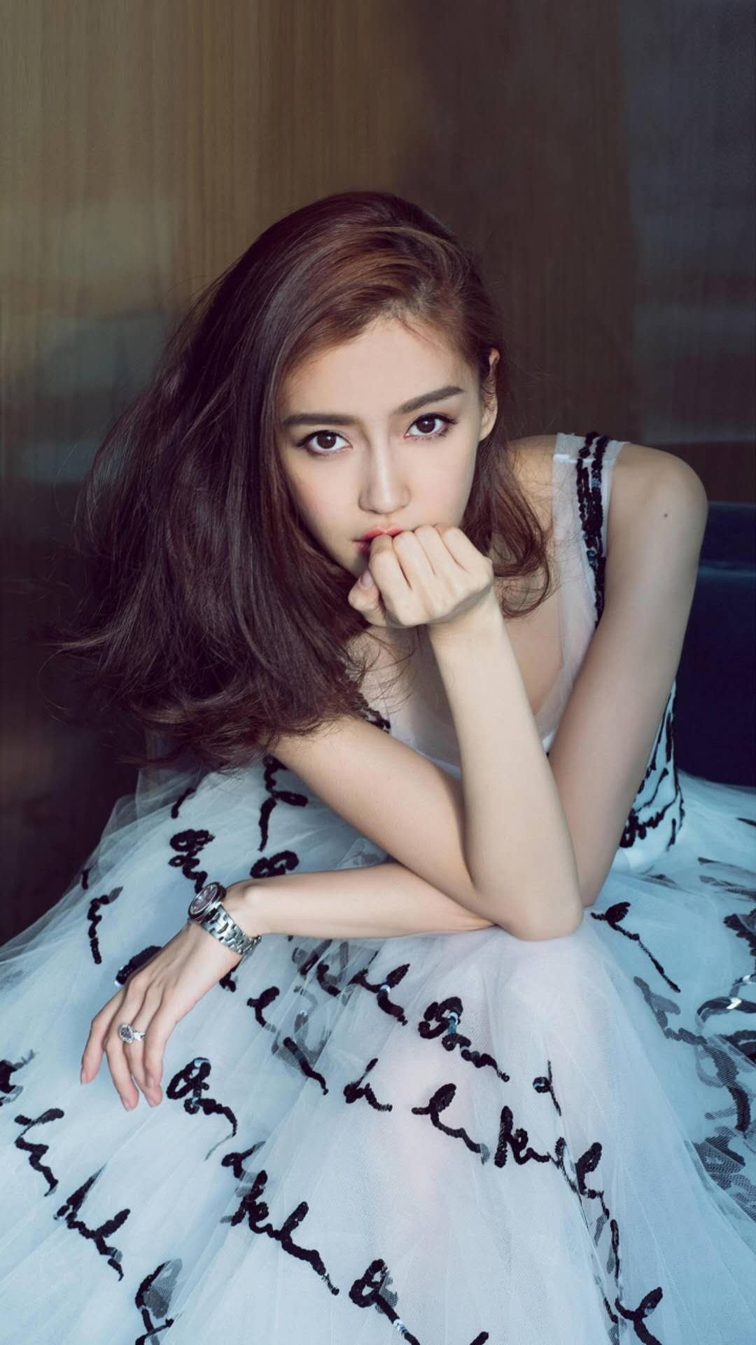 杨颖"音符裙"写真