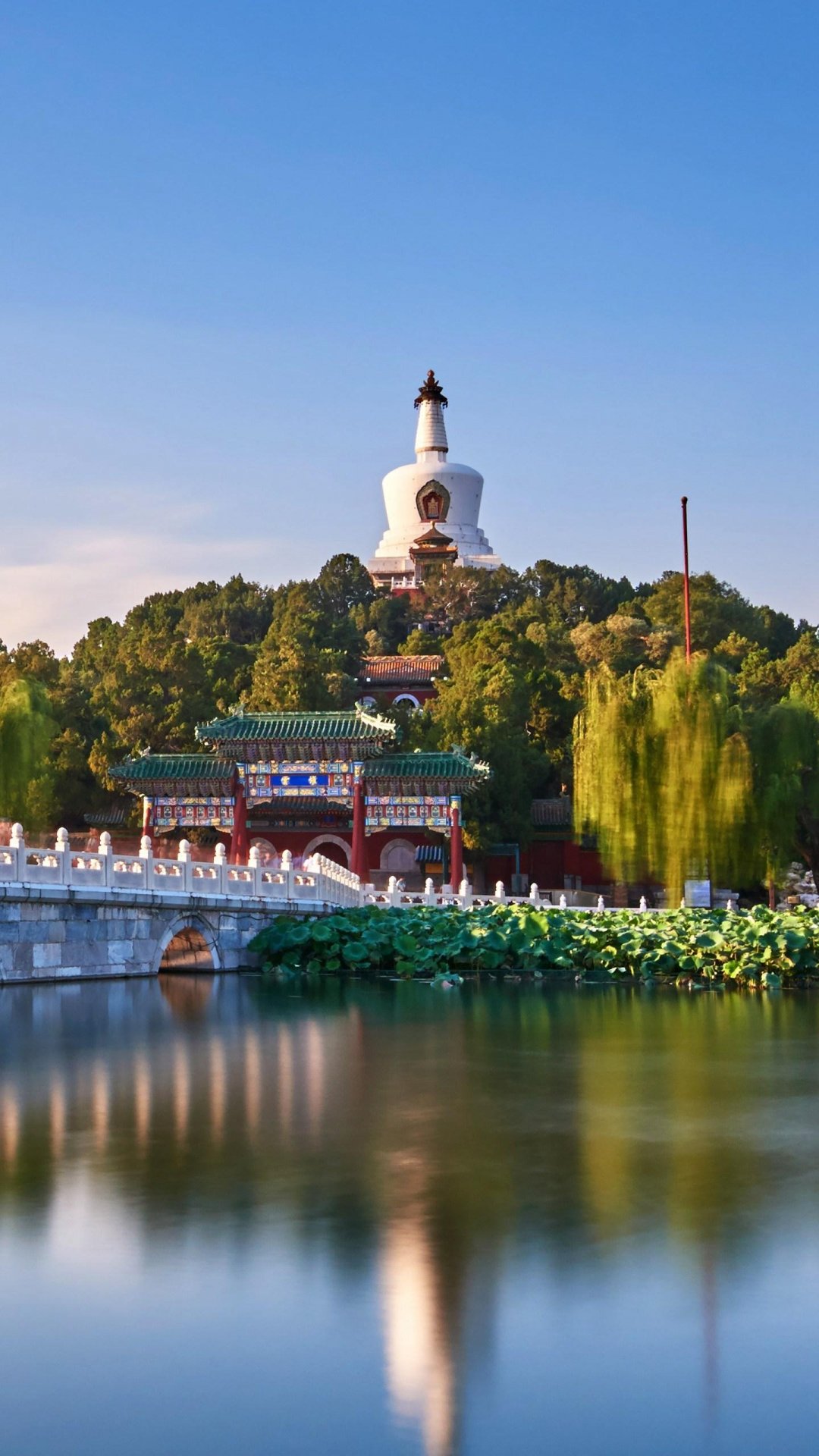 北京北海公園,高清圖片,手機壁紙