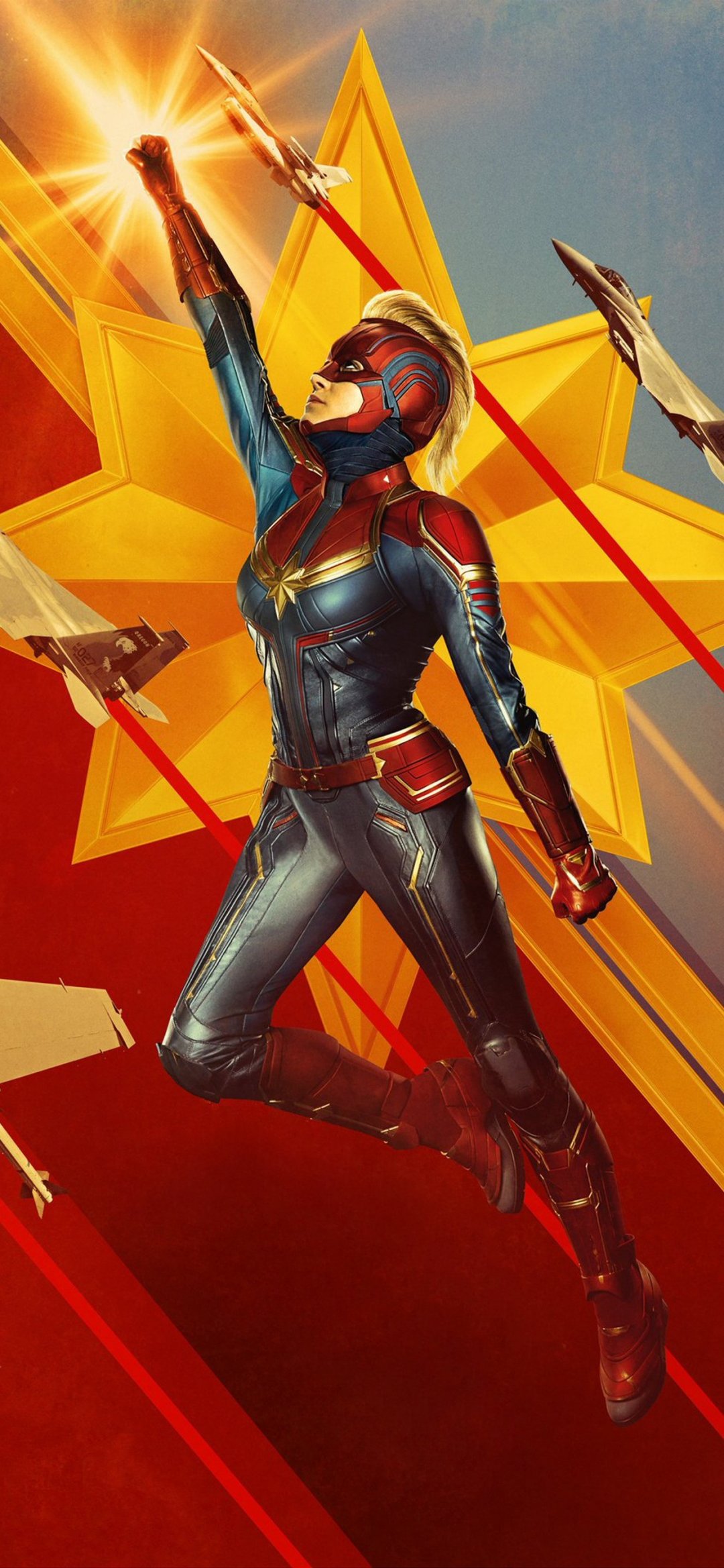 《惊奇队长/captain marvel》海报2019,高清图片,手机壁纸