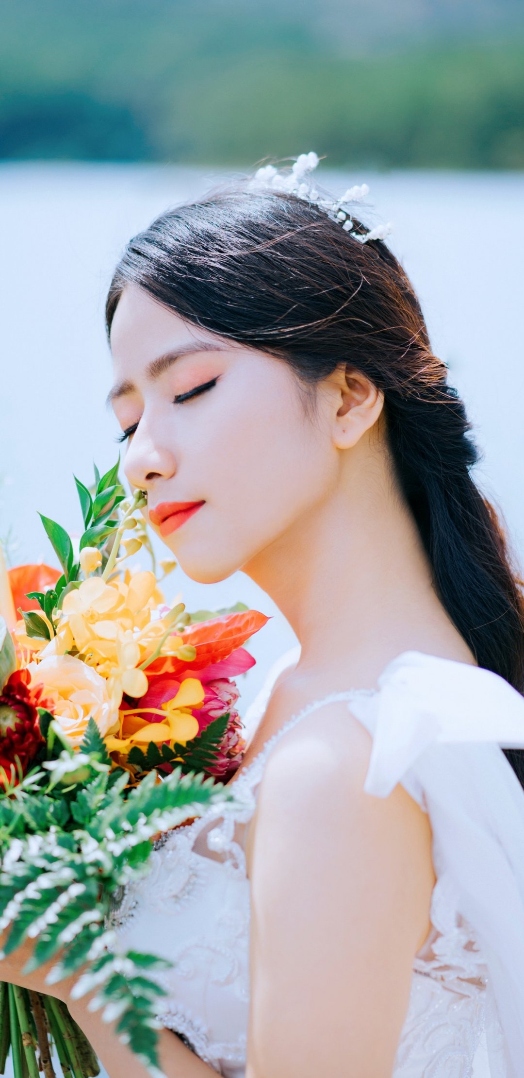 优雅动人的新娘子