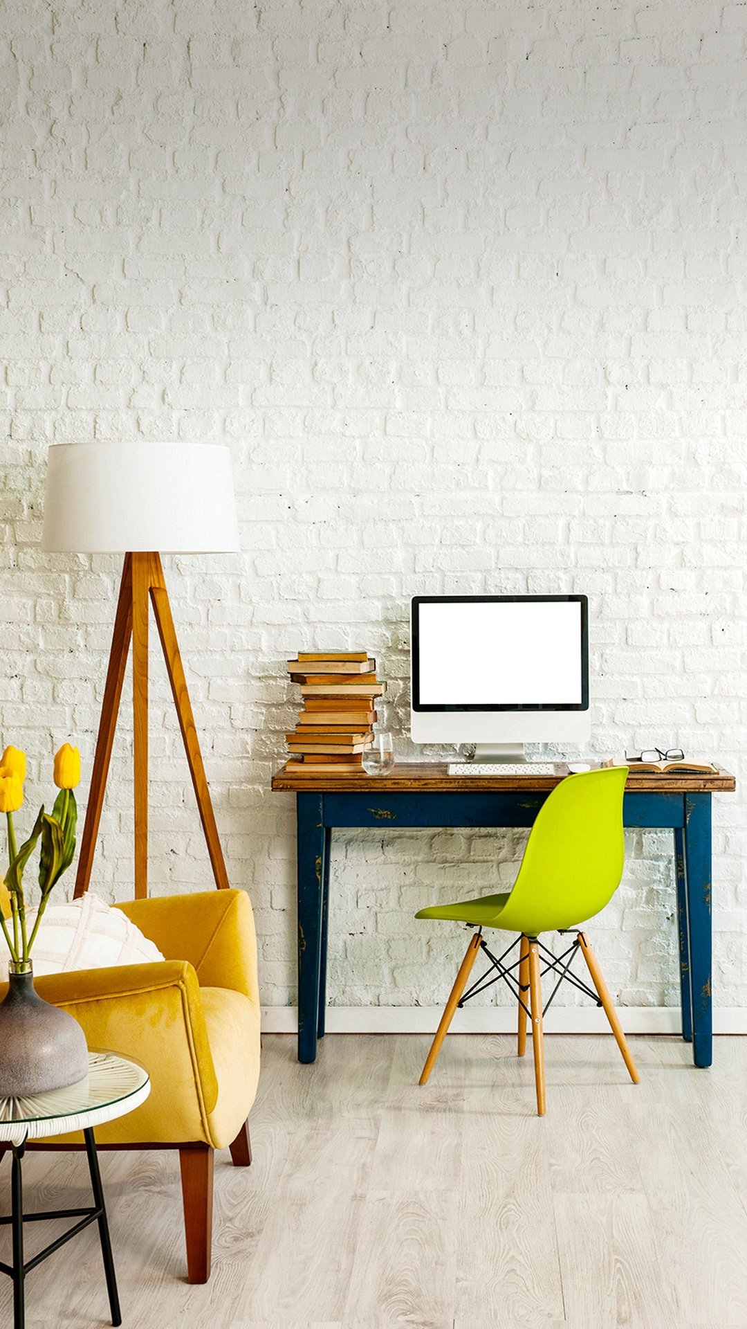 北欧风书房 高清图片 手机壁纸