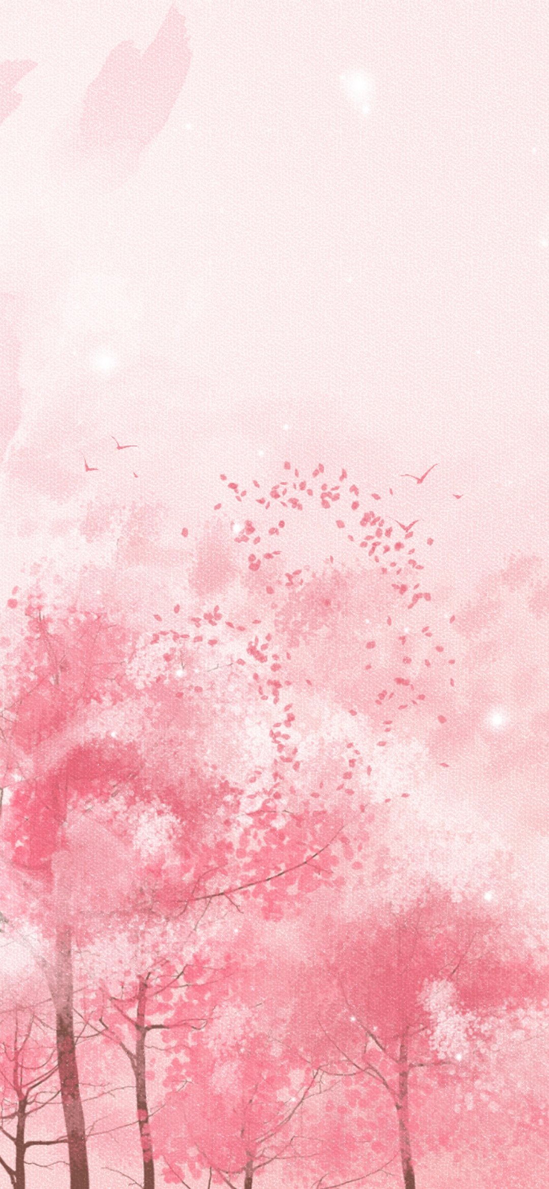 唯美的动漫樱花树