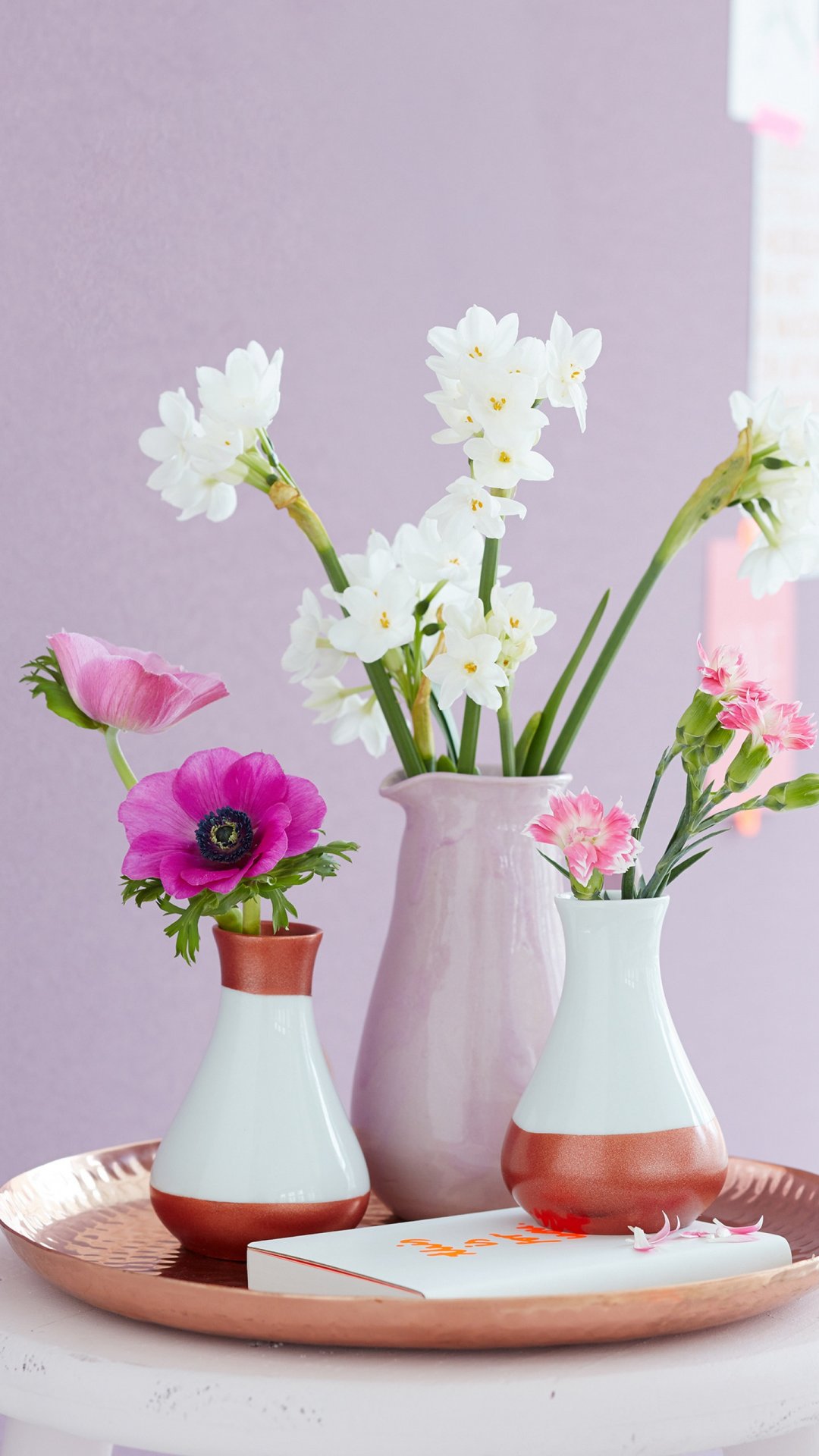 插花还起舞,高清图片,手机壁纸