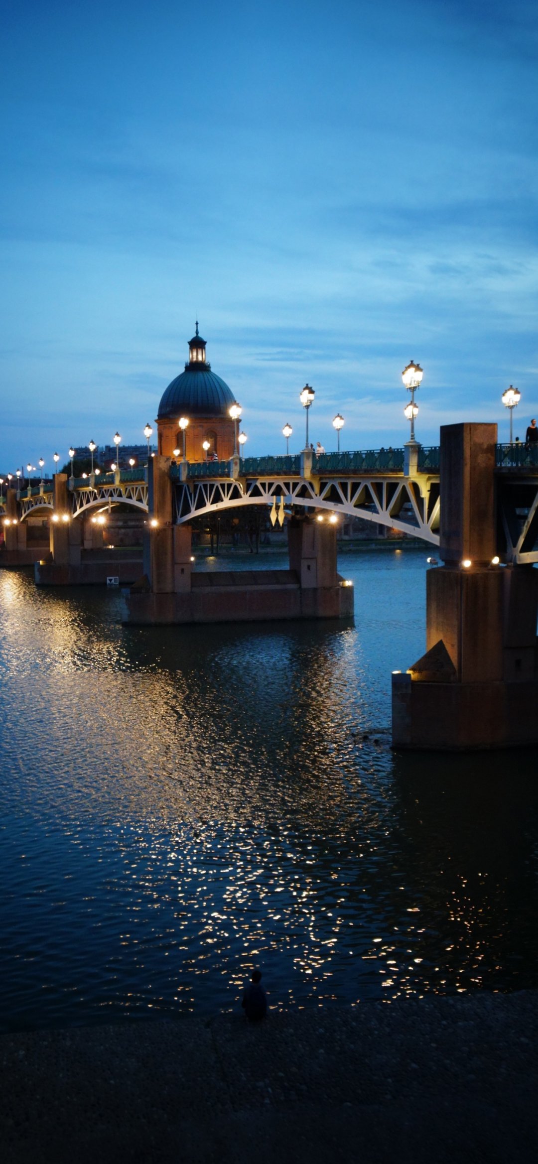 图卢兹的加隆河,高清图片,手机壁纸