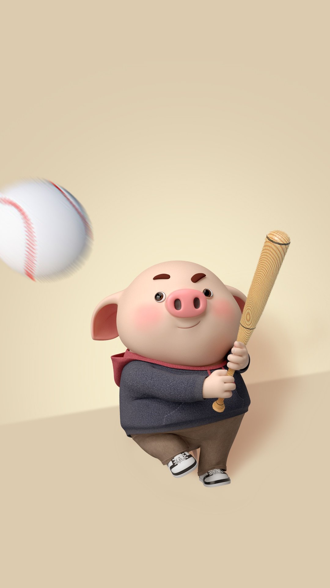 打棒球的猪小屁