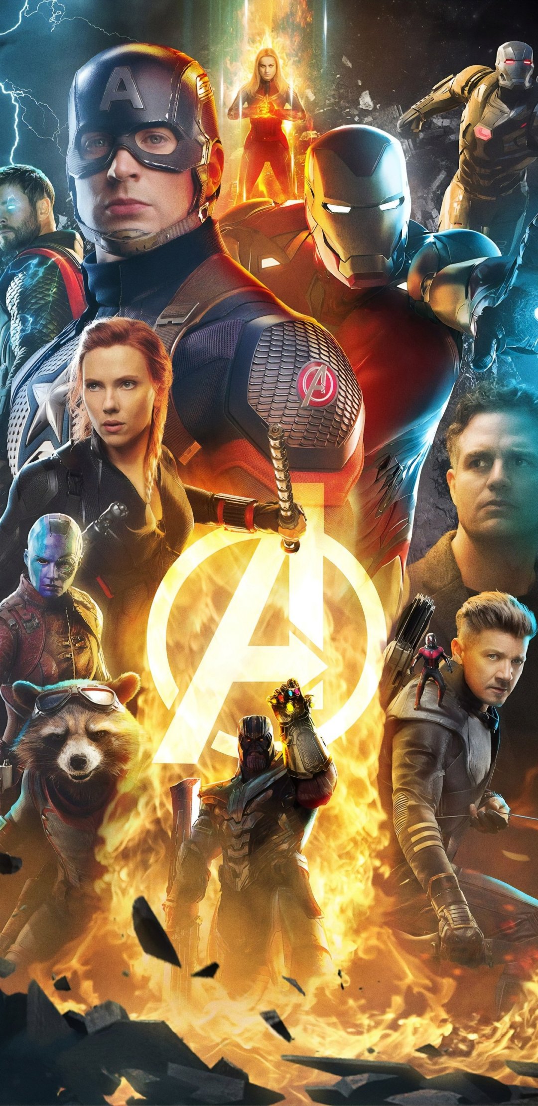 复仇者联盟4超级英雄酷炫海报