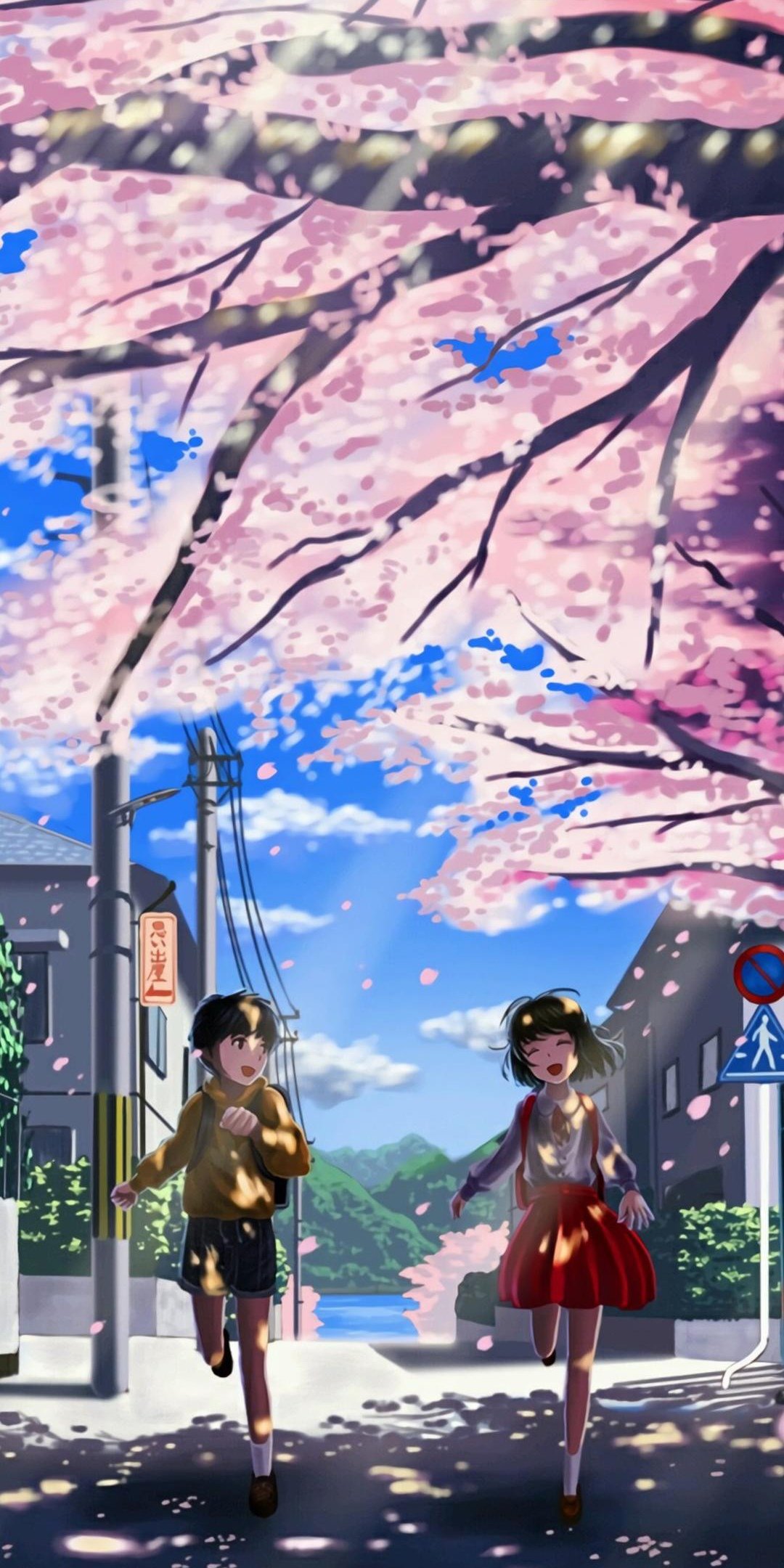 《秒速五厘米》经典场景,高清图片,手机壁纸