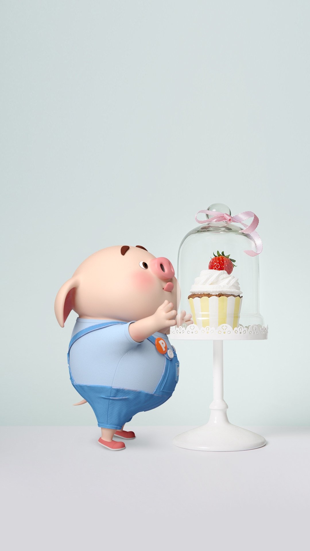 想要偷吃的馋嘴猪小屁