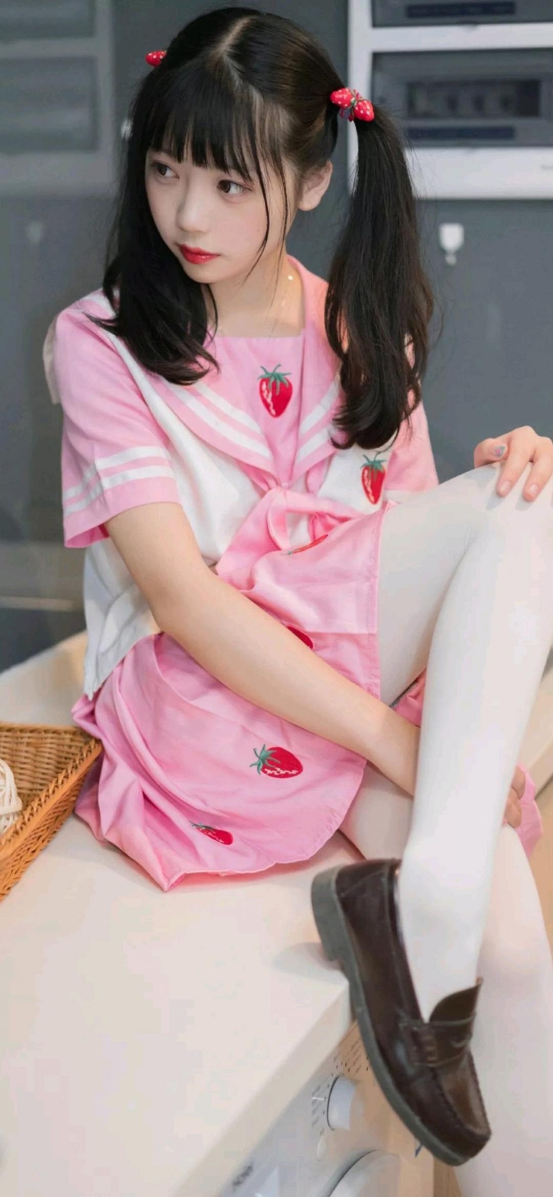 双马尾可爱小萝莉性感写真,高清图片,手机壁纸