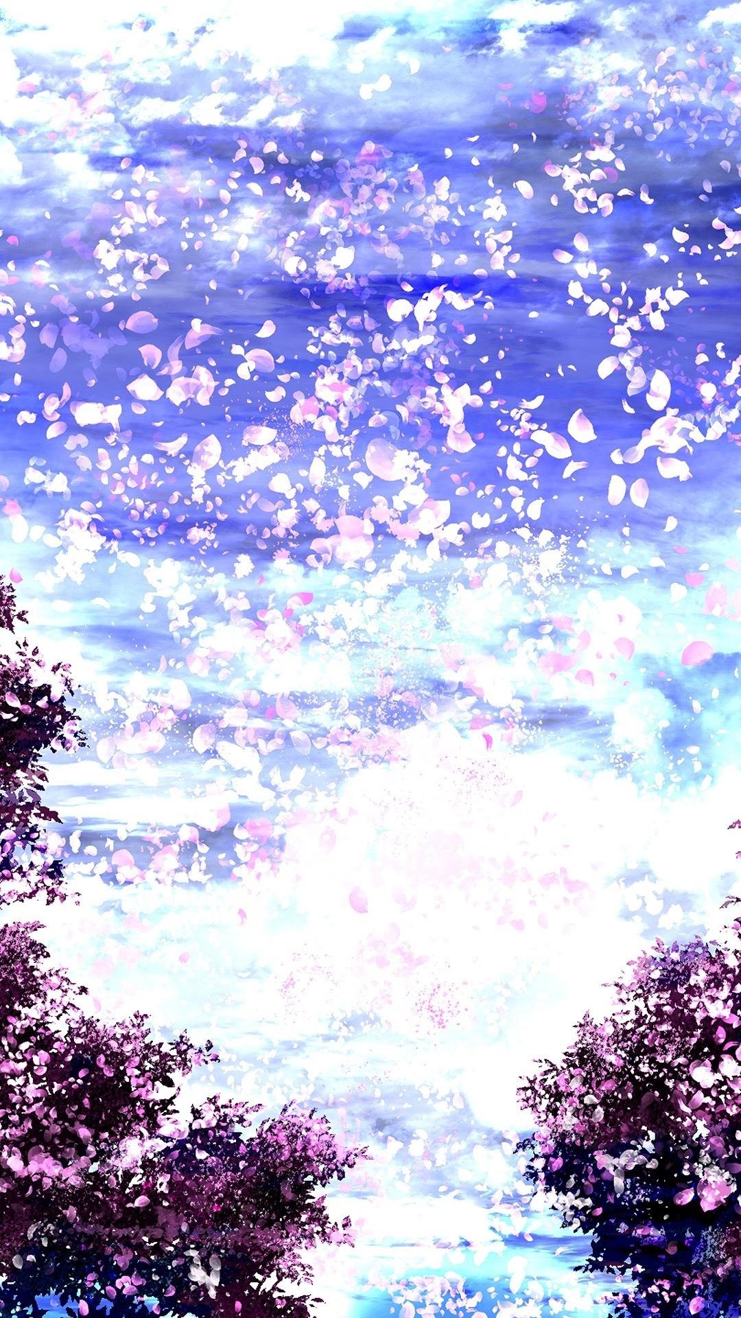 唯美的樱花场景