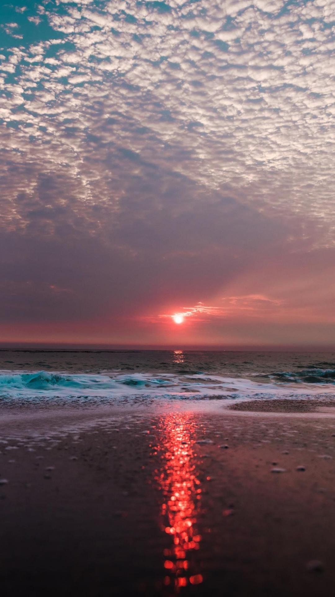 海边夕阳西下唯美意境风景