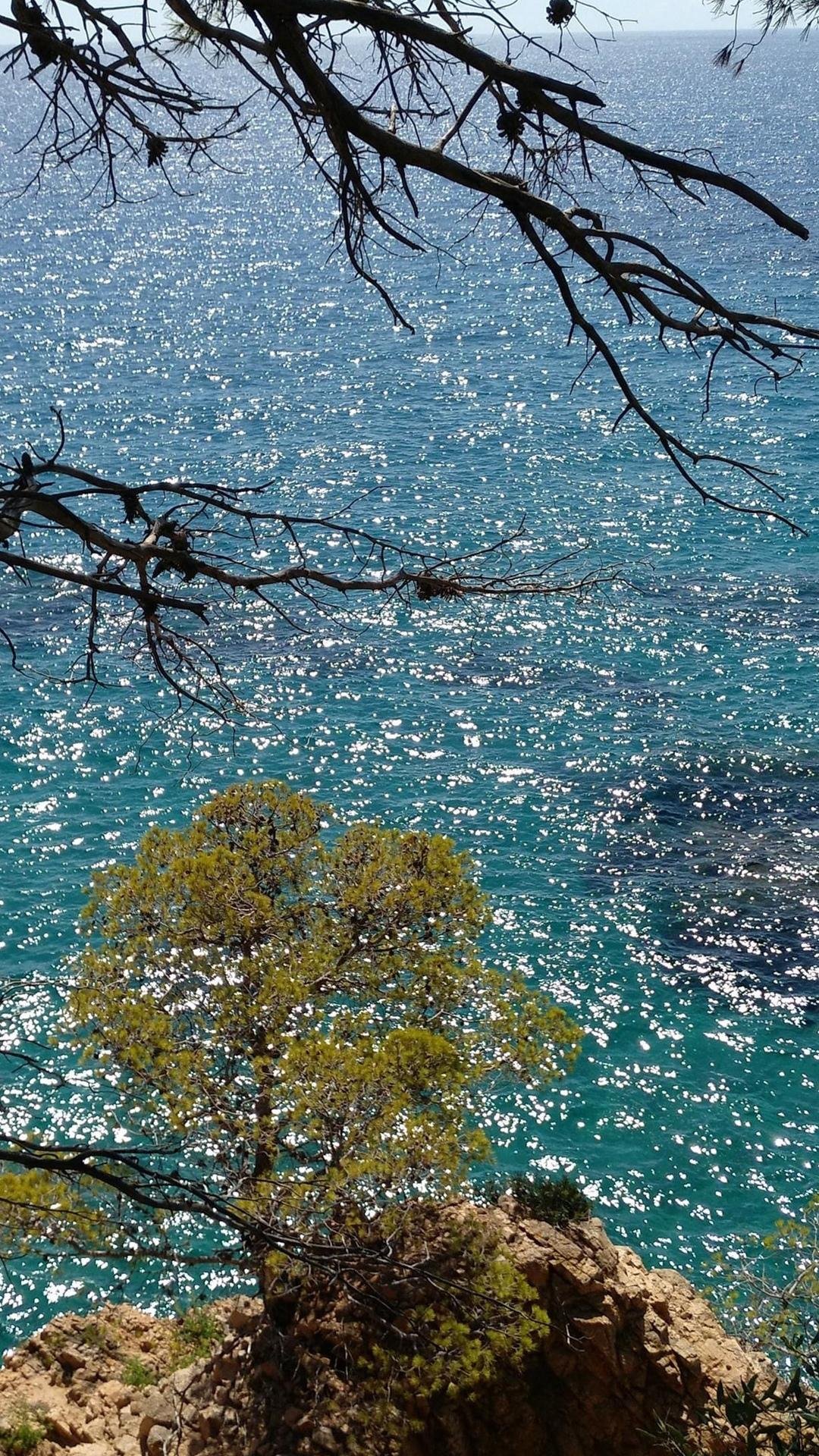 波光粼粼的海上风光