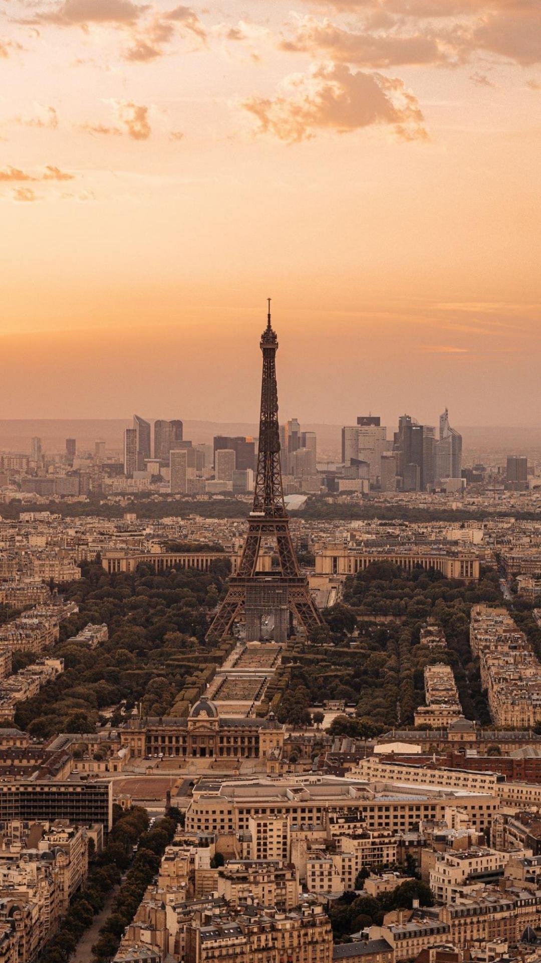 埃菲尔铁塔 巴黎城市地标之一,高清图片,手机壁纸