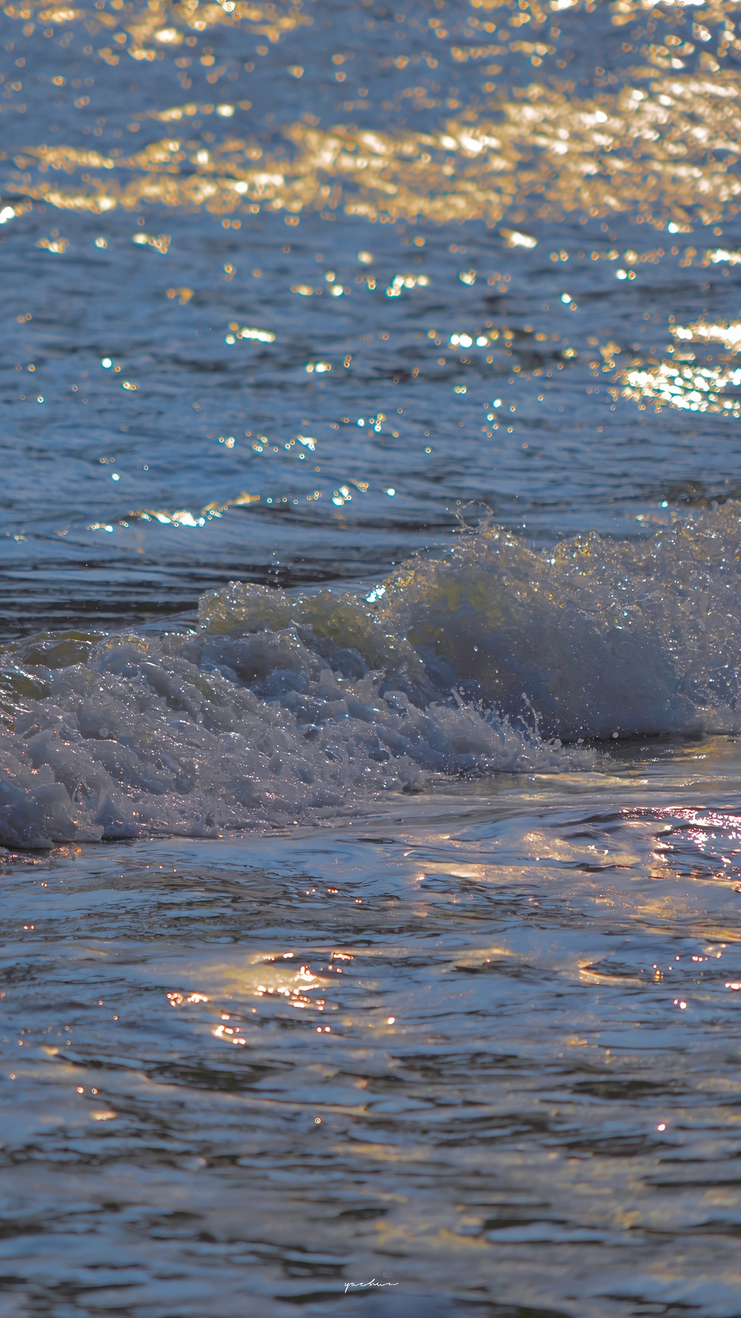唯美浪花自然清新摄影,高清图片,手机壁纸