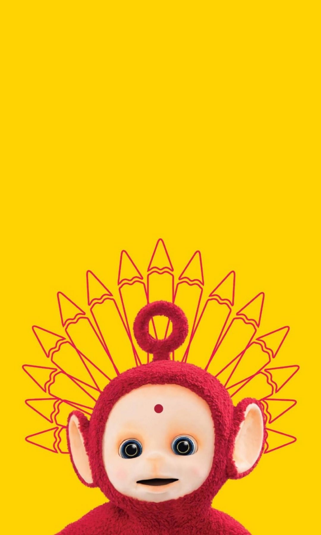 微笑的天线宝宝,高清图片,手机壁纸