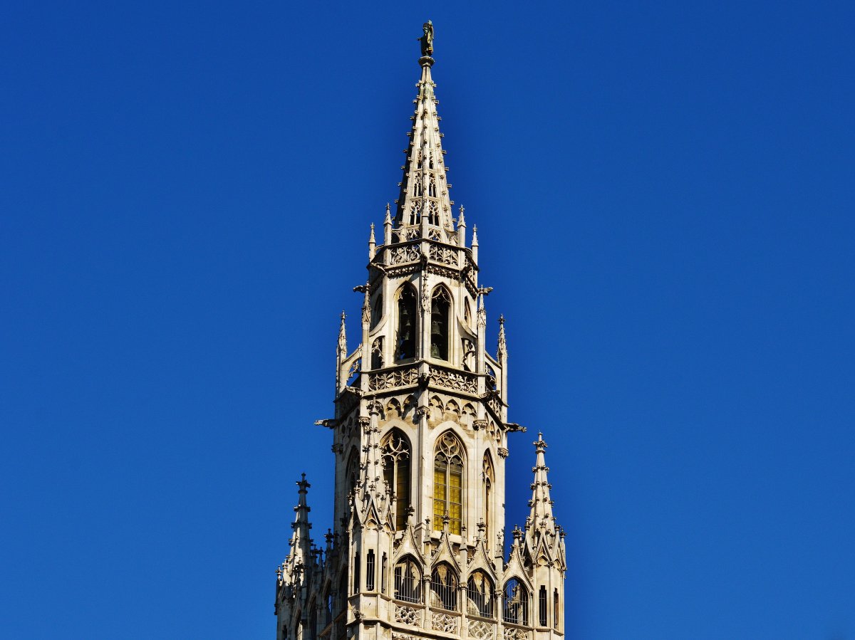 慕尼黑钟楼建筑图片