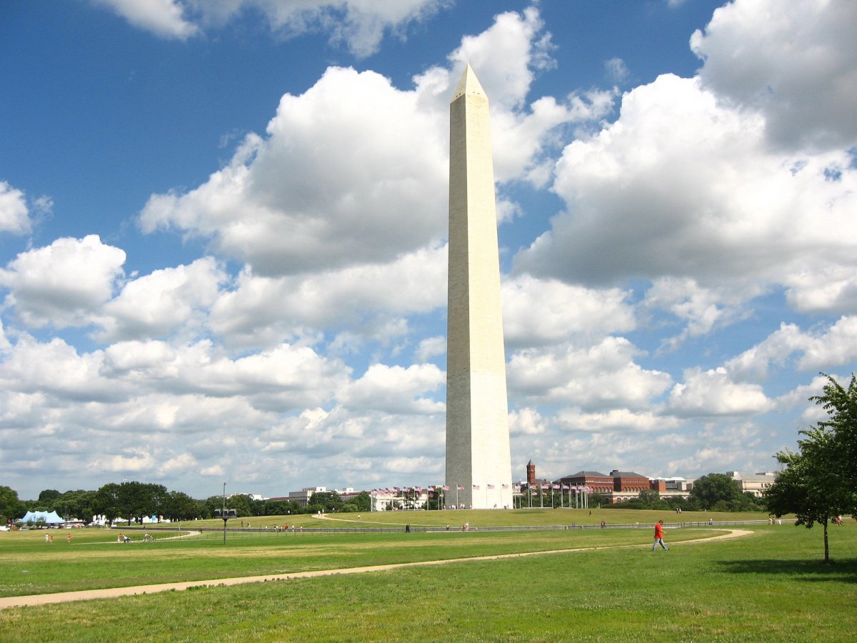 华盛顿纪念碑风水图片