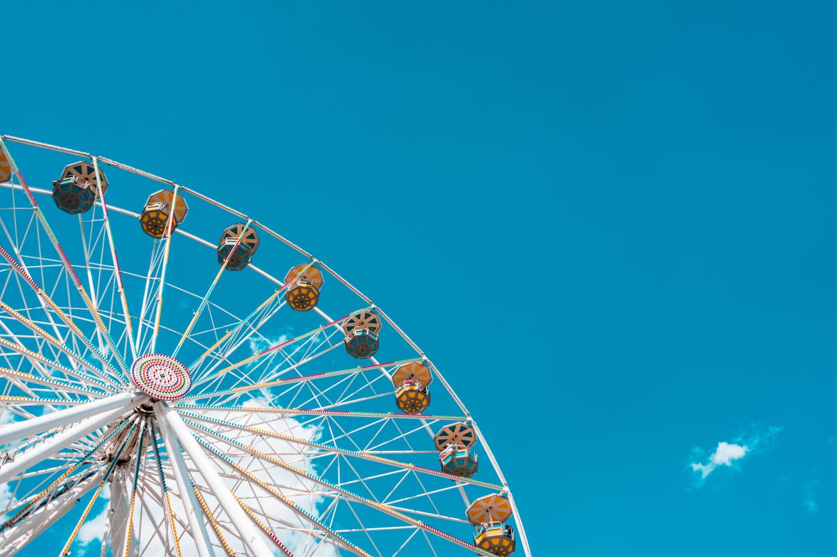 幸福摩天轮唯美图片