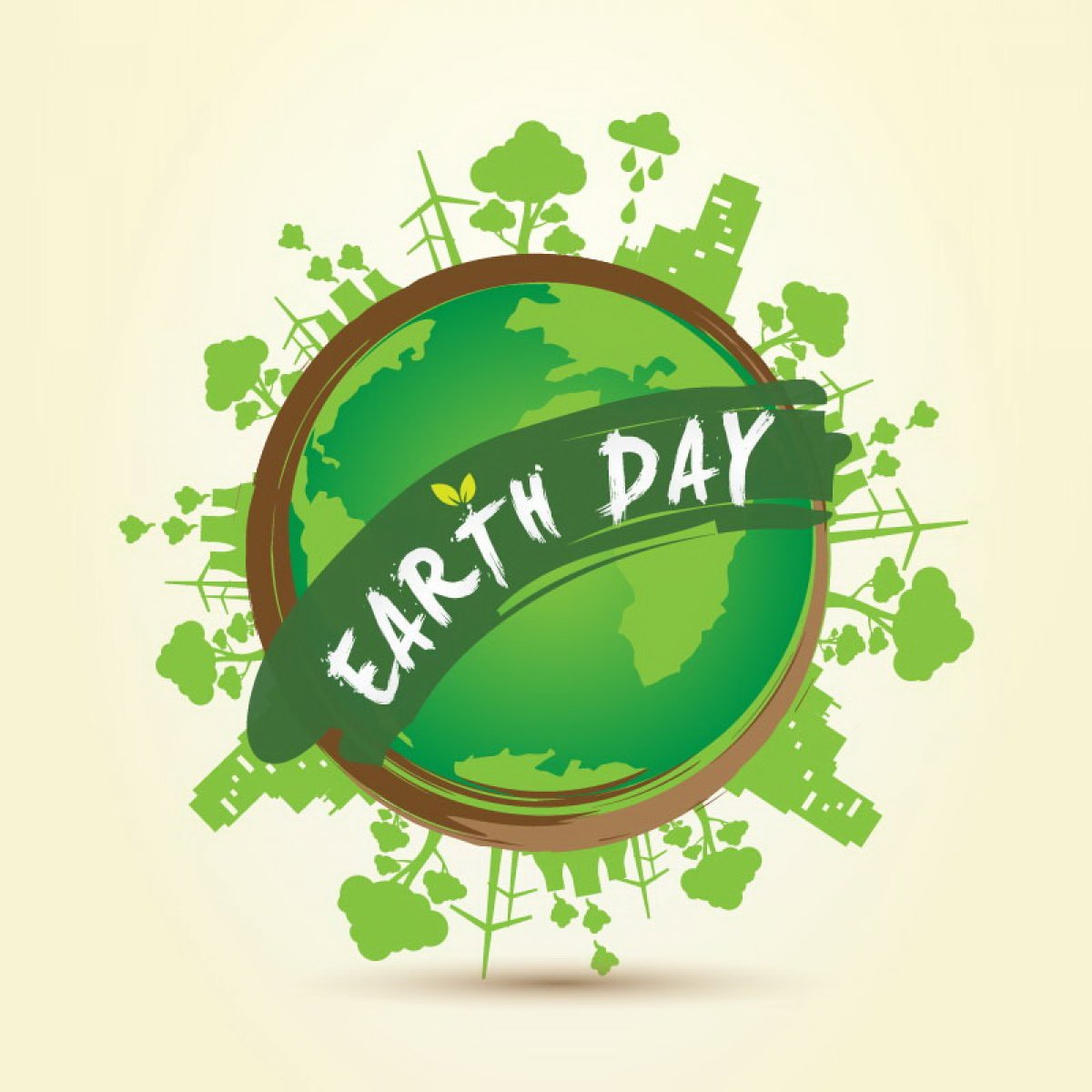 世界地球日logo设计图片