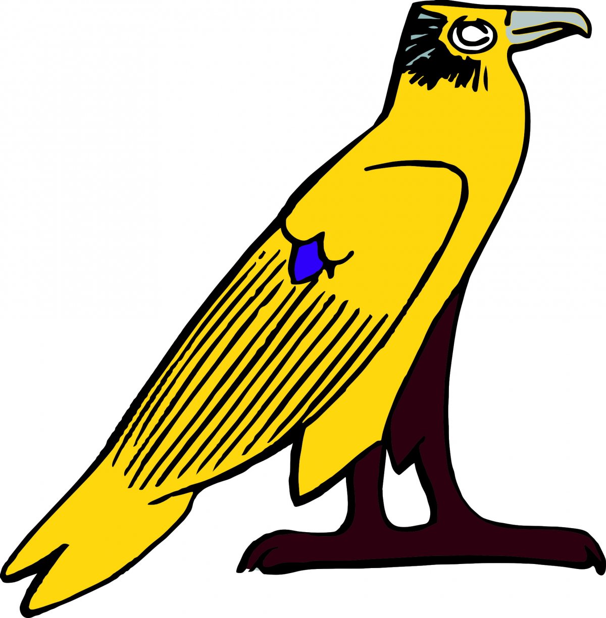 黄色卡通小鸟图片