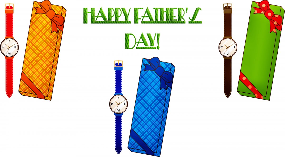 父亲节卡通礼物图片