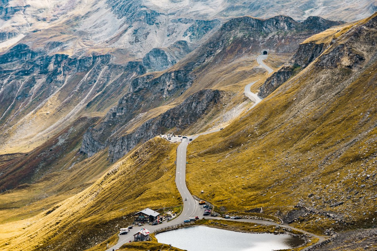 高山公路攝影圖片