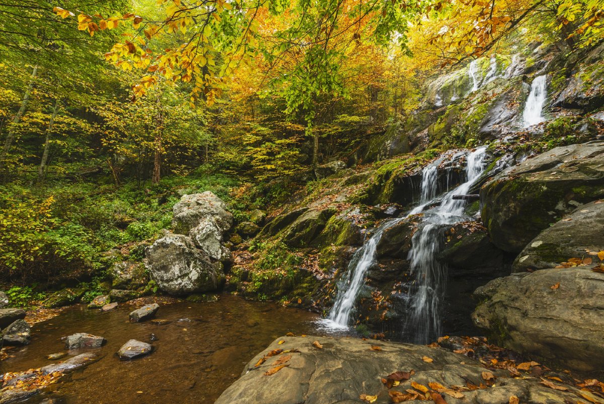 秋天山水圖片