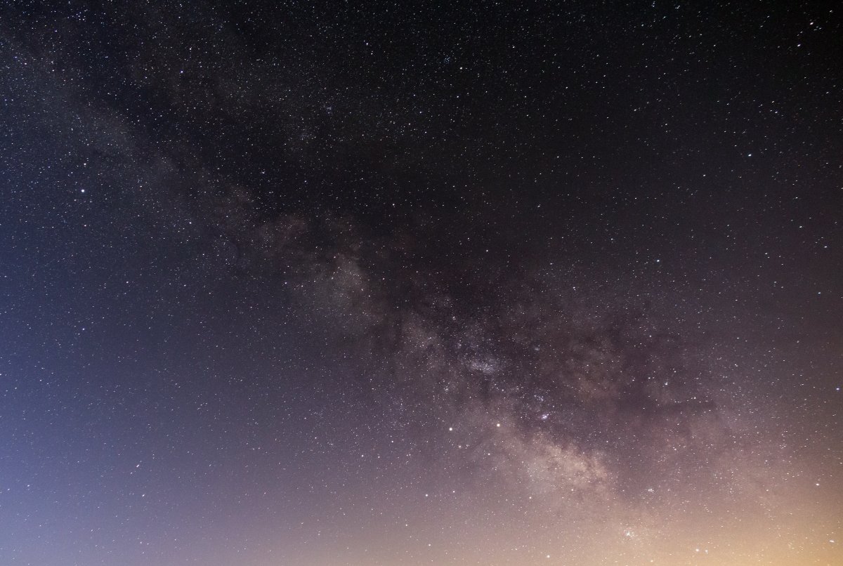 夜晚星空背景图片 高清图片