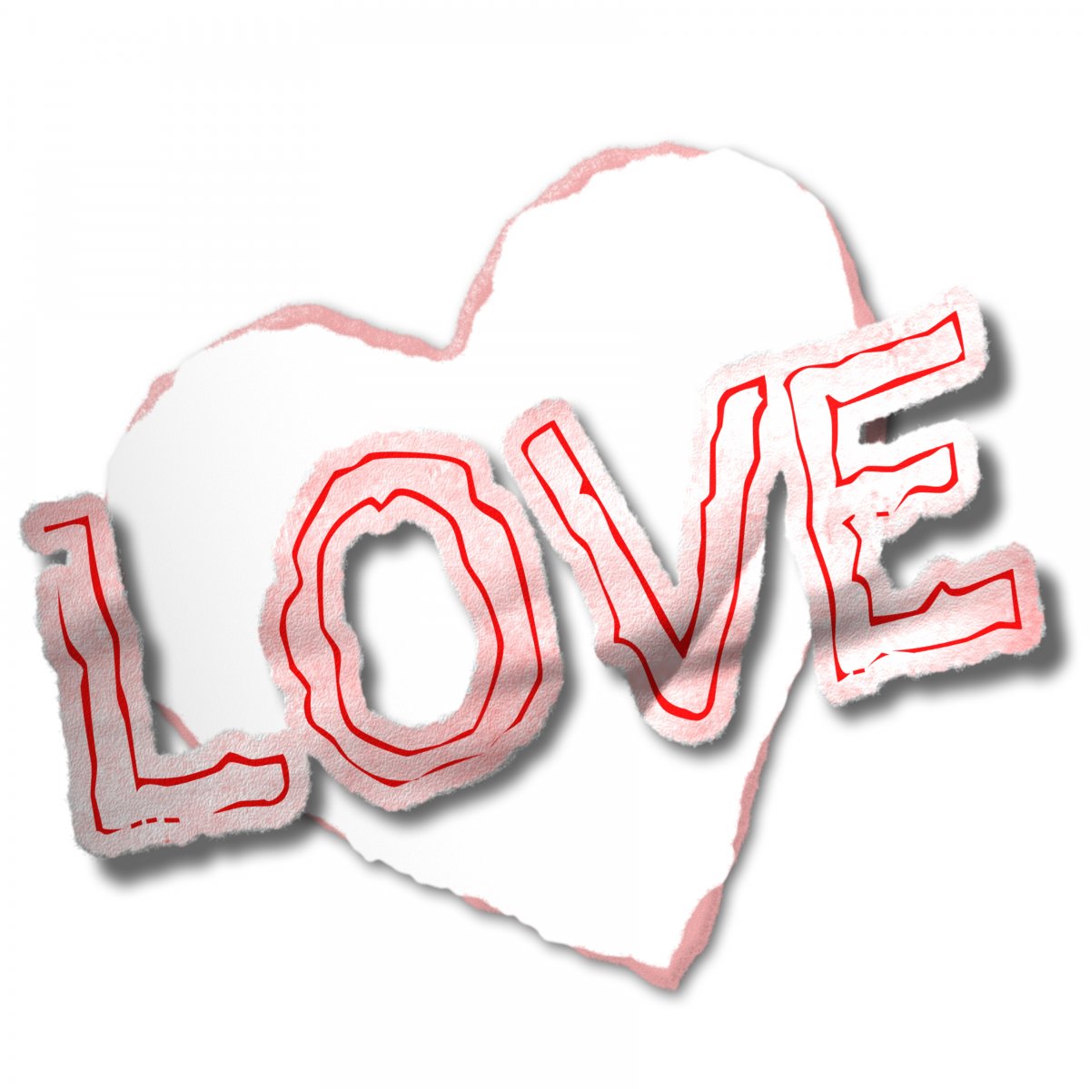 七夕节love字体设计图片