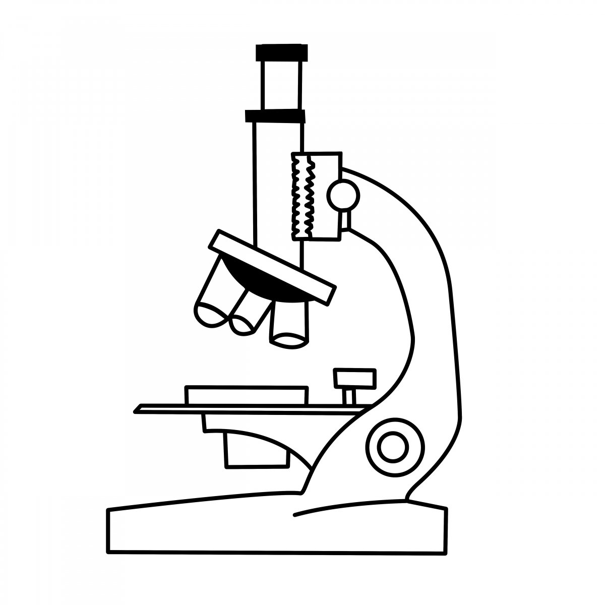 显微镜画法图片