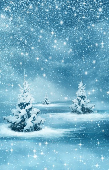 高清下雪背景图片