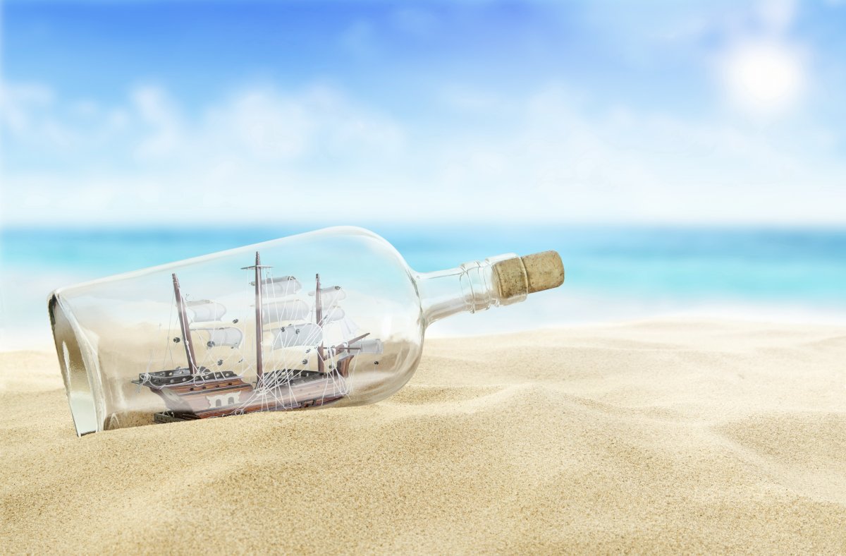 漂流瓶图片,高清图片