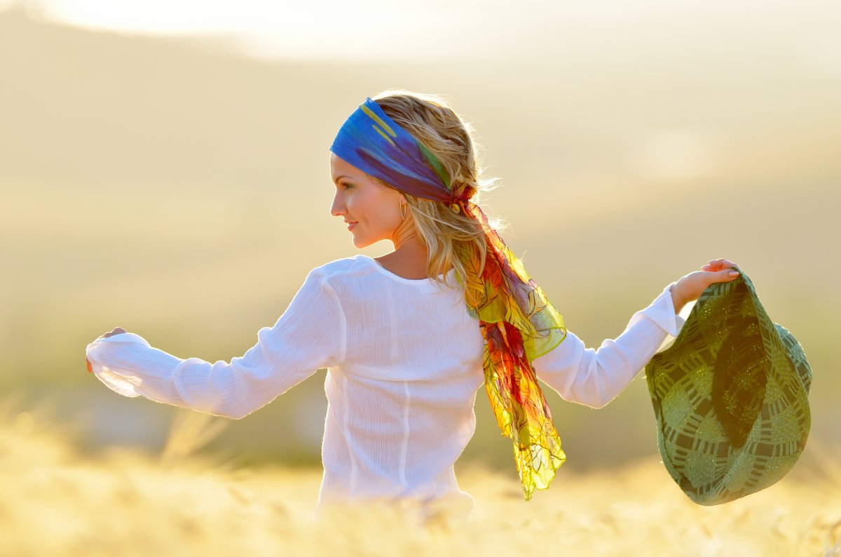 欧美田园美女图片