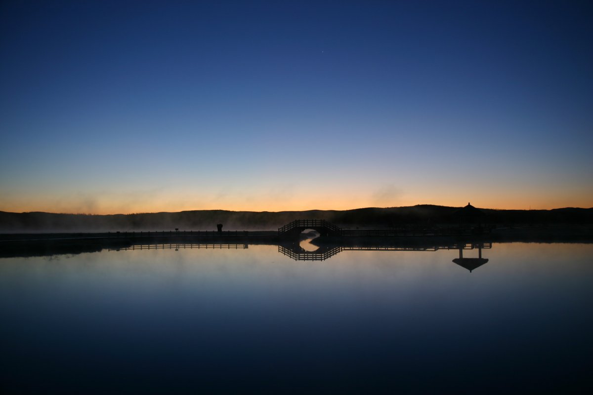 高清傍晚风景图片