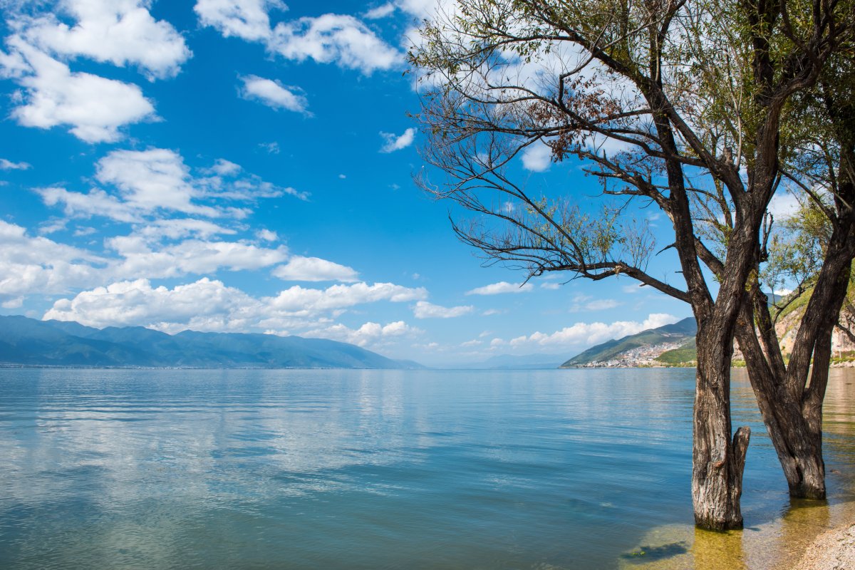 云南洱海风景唯美图片