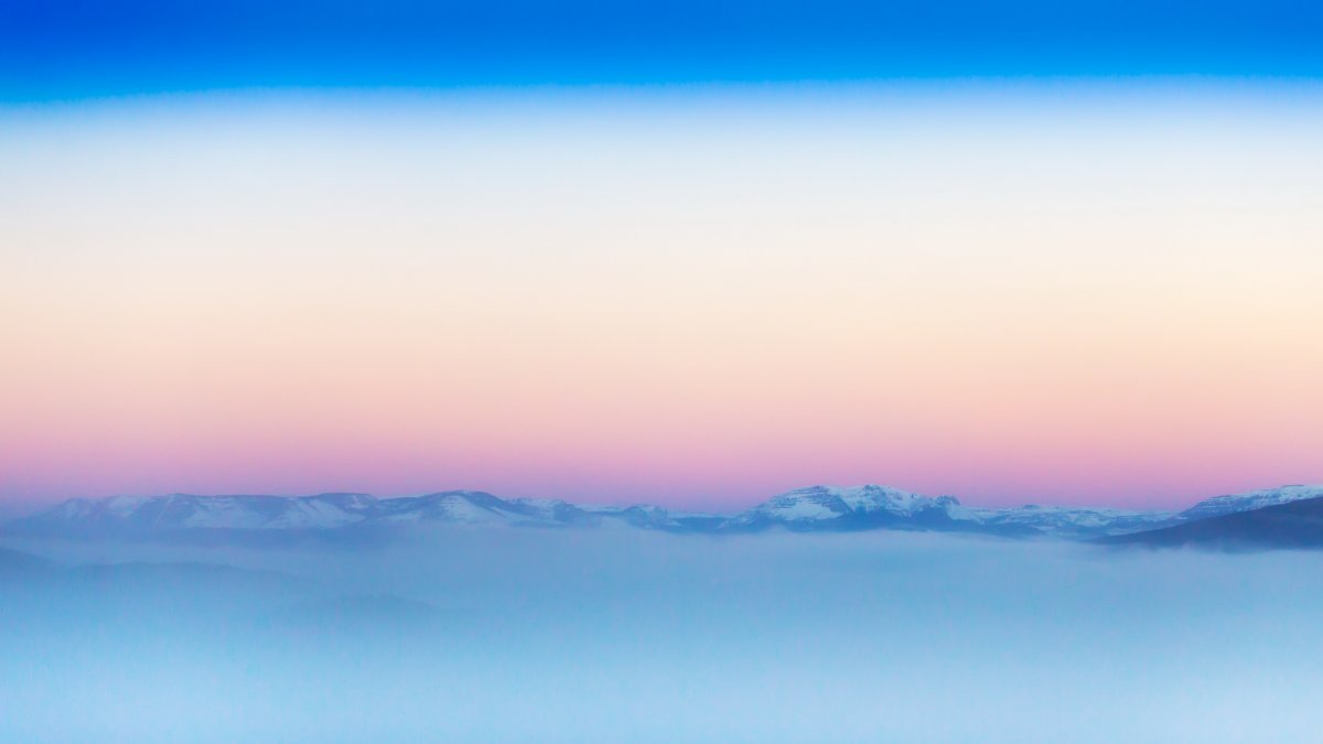 彩色天空唯美图片