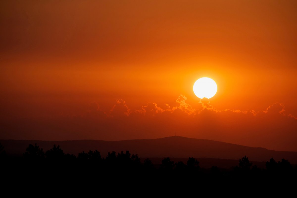 高清夕陽天空圖片