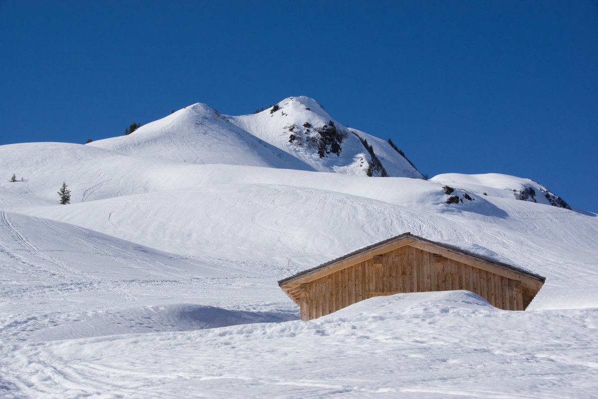 冬天高山雪景图片,高清图片