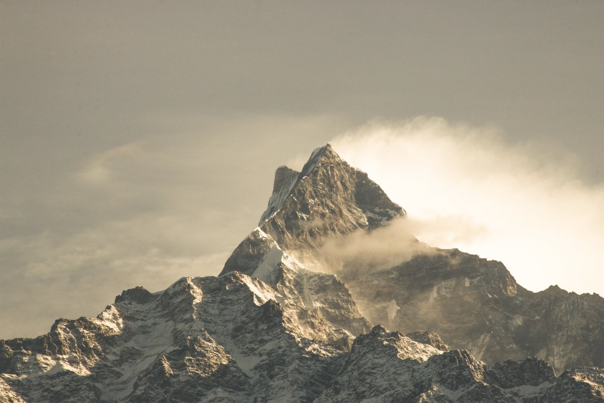 大自然雪山风景图片,高清图片