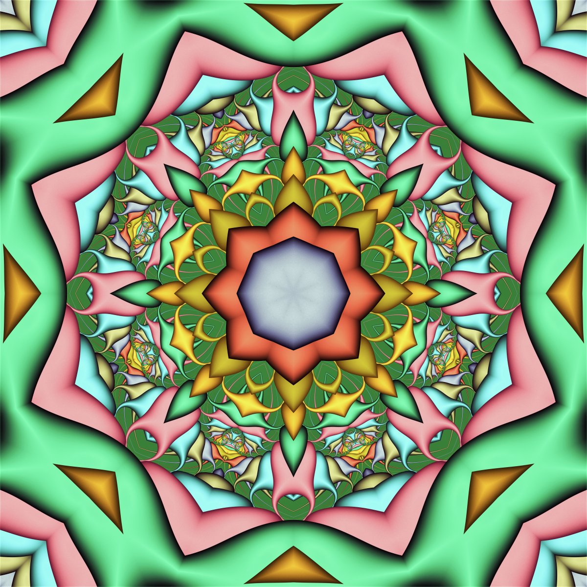 彩色花纹图案背景素材图片